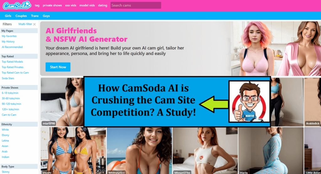Camsoda AI girlfriend