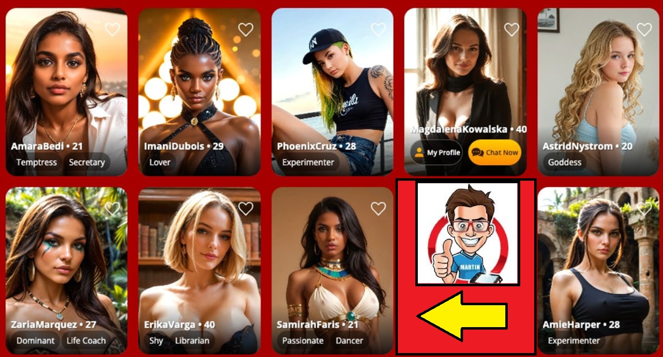 Jasmin AI characters